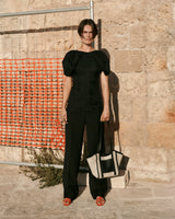 Mini Canvas Shopper Black