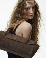 Elongé Gondola Suede Bag with Tassels