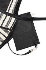 Canvas & Raffia Shopper