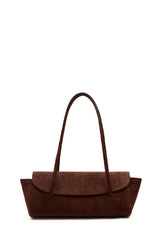 Elongé Gondola Suede Bag with Tassels