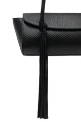 Leather Tassel Black