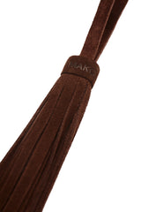 Elongé Gondola Suede Bag with Tassels