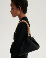Cloud Black with Marble Chain