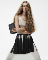 Leather Tassel Black