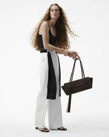 Elongé Gondola Suede Bag with Tassels