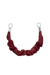 Burgundy Flounce Handle