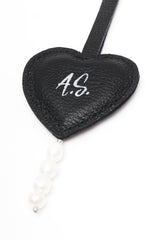 Heart Charm Black