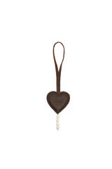 Heart Charm Brown