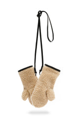 Teddy Gloves Beige
