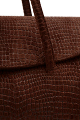 Elongé Gondola Suede Bag with Tassels