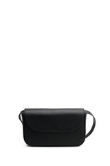 Snake-Efect Mini Gondola Bag