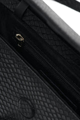 Snake-Efect Mini Gondola Bag