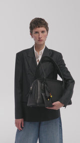 Full Charm Bowling Bag Large Black with Amber