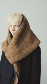 Teddy Headscarf Caramel