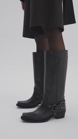 Leather Long Boots