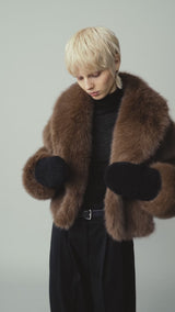 Teddy Gloves Black
