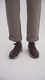 Retro Sneakers Brown